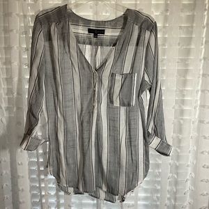 Fred David womens shirt, size Large, long sleeve, ,button front